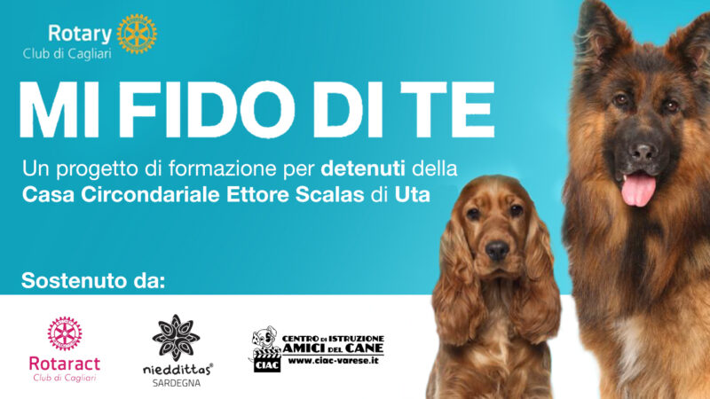 Nieddittas sostiene il progetto “Mi Fido di Te” del Rotary Club di Cagliari